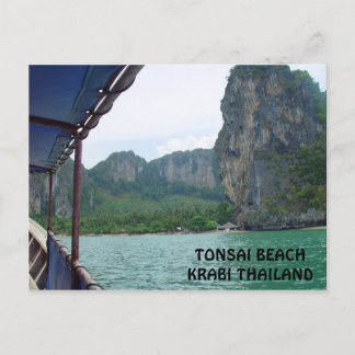 Tonsai Beach, Krabi Thailand Briefkaart