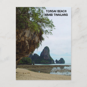 Tonsai Beach, Krabi Thaïlande Carte postale