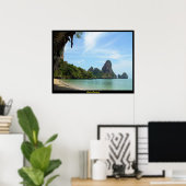 Tonsai Beach-Railay Beach Krabi Thailand Print (Thuiskantoor)