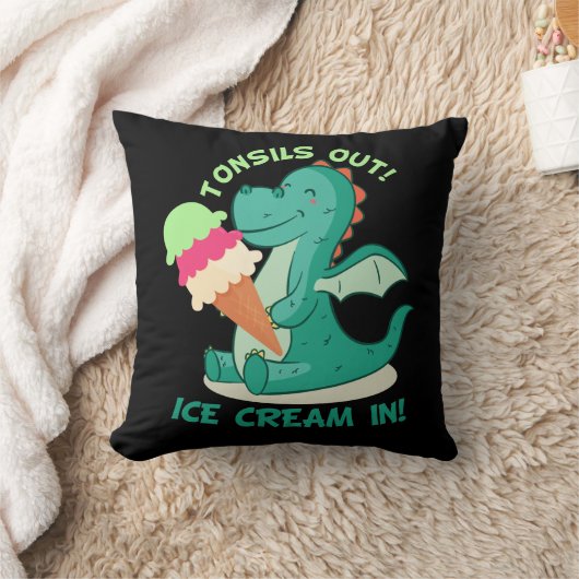 Tonsillectomie Chirurgie Tonsils uit ijskap in Kussen (Deken)