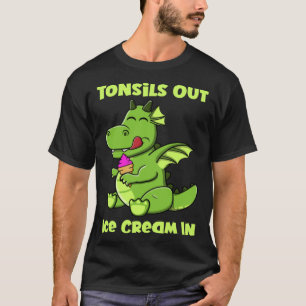 Tonsillectomie herstel amandelen verwijdering t-shirt