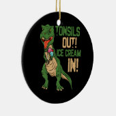 Tonsillen uit ijs verwijdering chirurgie herstel t keramisch ornament (Rechts)