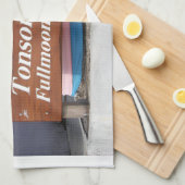 Tonson Rd. Fullmoon Party, Koh Phangan, Thailand Theedoek (Quarter Fold)