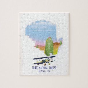 Tonto nationaal bos Arizona USA kaart Legpuzzel