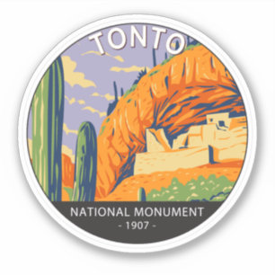 Tonto National Monument Arizona  Sticker