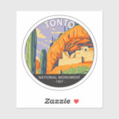 Tonto National Monument Arizona  Sticker (Vel)