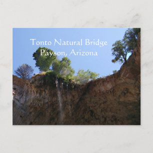 Tonto Natural Bridge Payson, Arizona Briefkaart