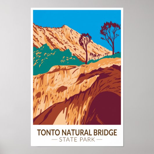 Tonto Natural Bridge State Park Arizona  Poster (Voorkant)