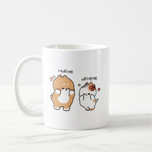 Tonton Vrienden, bella en yuta lachen Koffiemok