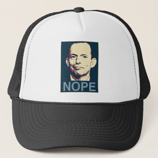 Tony Abbott Trucker Pet (Voorkant)