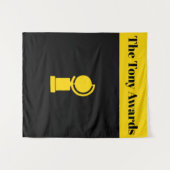 Tony Awards Party Playbill Style Achtergrond Wandkleed (Voorkant (horizontaal))