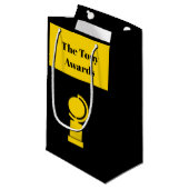 Tony Awards Playbill geïnspireerde Gift Bag Klein Cadeauzakje (Voorkant Gekanteld)