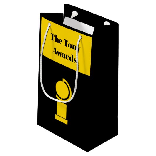 Tony Awards Playbill geïnspireerde Gift Bag Klein Cadeauzakje (Achterkant Gekanteld)