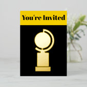 Tony Awards Playbill Inspiratie Uitnodiging (Staand Voorkant)