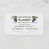 Tony Bagelz Biz Cards Visitekaartje (Achterkant)