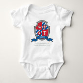 Tony boys T name & betekenend messghts shield Romper (Voorkant)