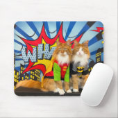 Tony en Teddy Cat Muismat (Met muis)