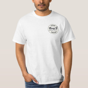 Tony G small logo mannen white T-shirt