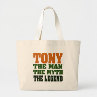 TONY - het Man, de Myth, de Legende Grote Tote Bag