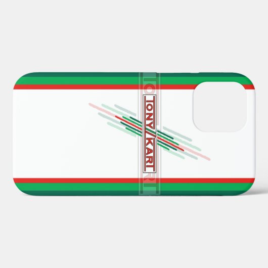 Tony Kart iPhone Case (Achterkant (horizontaal))