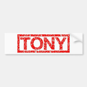 Tony Stamp Bumpersticker