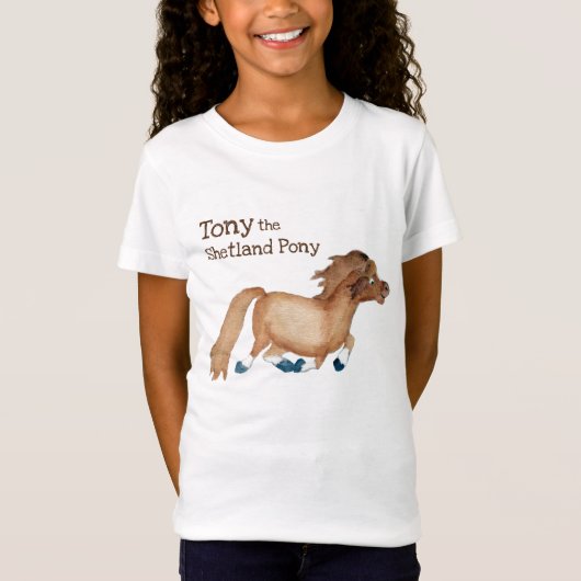 Tony the Shetland Pony jeugd shirt (Voorkant)