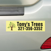 Tony's Trees Bumpersticker (Op auto)