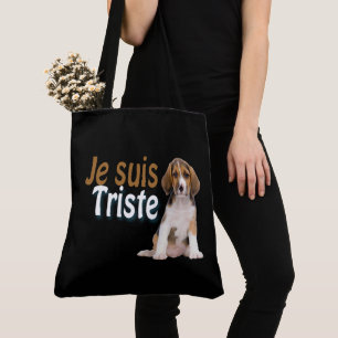 Too Bag Ik ben verdrietig Draagtas
