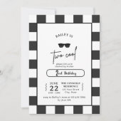 Too Cool 2nd Birthday Invitation (Devant)