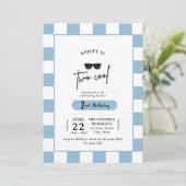 Too Cool 2nd Birthday Invitation (Debout devant)