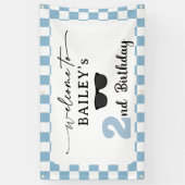 Too Cool 2nd Birthday Welcome Banner (Verticaal)