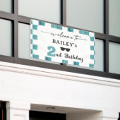 Too Cool 2nd Birthday Welcome Banner (Buitenkant Gebouw)