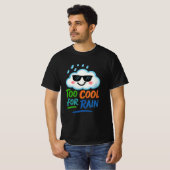 Too Cool for Rain | Fun Cloud Men’s Value T-Shirt (Devant entier)