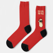 Too Cool for Yule Christmas Socks Sokken (Links)