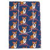 too Cute Corgi Medium Cadeauzakje (Achterkant)