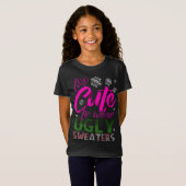 TOO CUTE Funny Kerstmis UGLY Sweaters (Voorkant volledig)