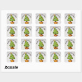 TOO CUTE KERST STICKER (Vel)