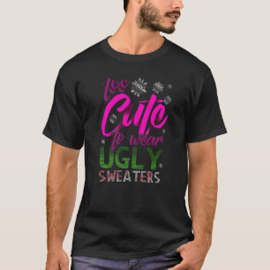TOO CUTE kerstkeuken, lange hoes achteraan T-shirt