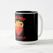 TOO HOT TO HANDLE TWEEKLEURIGE KOFFIEMOK (Voorkant rechts)