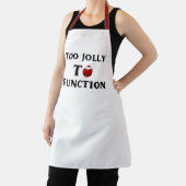 Too Jolly To Function Christmas Funny Apron Schort (Insitu)
