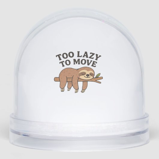 Too Lazy To Move � Cute Retro Cartoon Sloth Design (Avant)