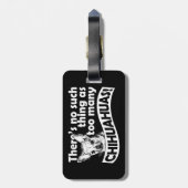 Too Many Chihuahuas Bagagelabel (Achterkant verticaal)