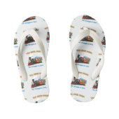 "Too Much Stuff" Happy Express Kinder Teenslippers (Voetbed)