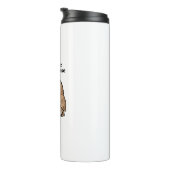 "Too Wise For This Nonsense" Wise Owl Design Thermosbeker (Geroteerd rechts)