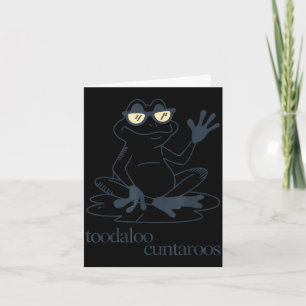 Toodaloo cuntaroos grappige sarcastische vintage k kaart
