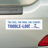 Toodle-loo. Bumpersticker (Op auto)