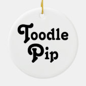 Toodle Pip Keramisch Ornament (Achterkant)