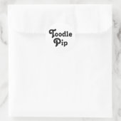 Toodle Pip Ronde Sticker (Tas)