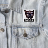 Toofs Vierkante Button 5,1 Cm (In situ)