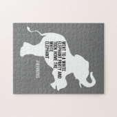 Took Home White Elephant Funny Legpuzzel (Horizontaal)